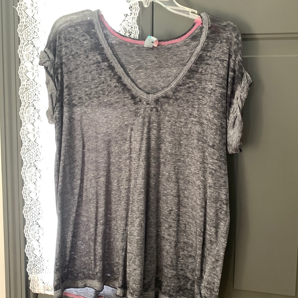 oversized freepeople distress t-shirt